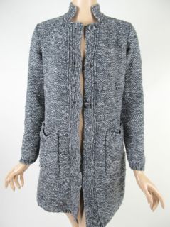 Eileen Fisher Gray Wool Cashmere Cardigan Sweater Coat Size s Small