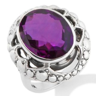  75ct purple quartz oval sterling silver ring rating 8 $ 41 97 s h