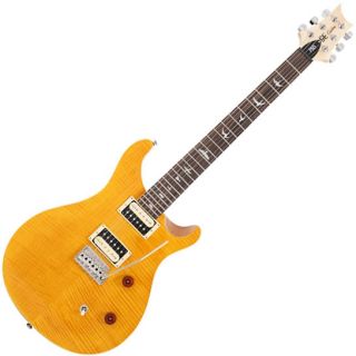PRS SE Custom 24 1 of 300 Santana Yellow Gigbag Electric Guitar