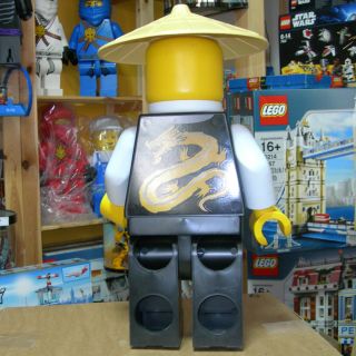 19 inch Display Lego Maxi Figure Ninjago Sensei Wu