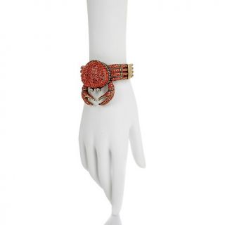 heidi daus queen crab crystal accented cuff bracelet d 00010101000000