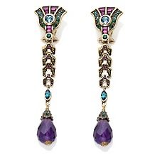 Jewelry Earrings Statement Heidi Daus Green with Envy Octagonal