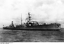  Navy Kriegsmarine Hat Cap Tally Kreuzer Emden Germany KM WW2