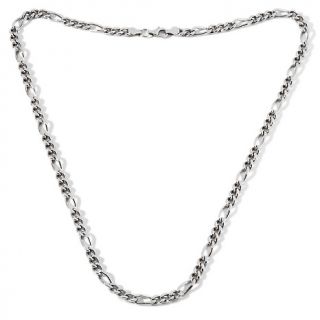 Jewelry Necklaces Chain Mens 5.5mm Stainless Steel Figaro Link