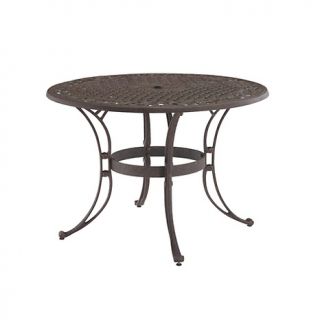  Furniture Tables Home Styles 48 Round Outdoor Dining Table   Bronze