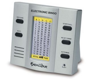 Excalibur Electronics Talking Bingo Game New in Box