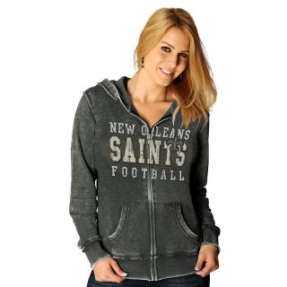 New Orleans Saints NFL Womens Princess II Full Zip Hoodie