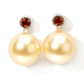 Imperial Pearls 10 11mm Cultured Golden South Sea Pearl and Champagne