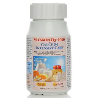  Skeletal Vitamins Andrews Vitamin D3 1000, Calcium Intensive Care 60