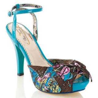 Poetic Licence Poetic Licence All Tied Up Floral Print Peep Toe
