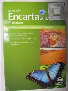 microsoft encarta 2007 premium edition sku fb7 00461