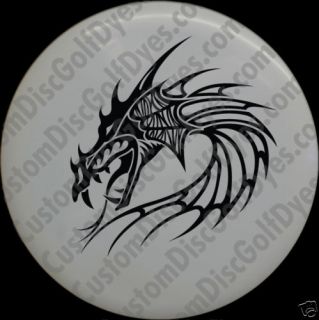 Disc Golf Custom Dye Stencil Dragon Profile 2 Pack