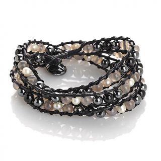 Jewelry Bracelets Beaded Sonoma Studios Black Multigemstone Wrap