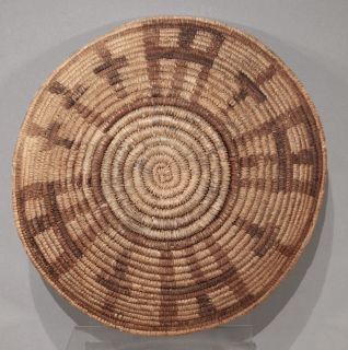 Papago basketsare typically woven using willow, bear grass, tule root