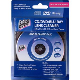 Endust 262000 CD DVD Blu Ray Game System Lens Cleaner ON HAND READY TO