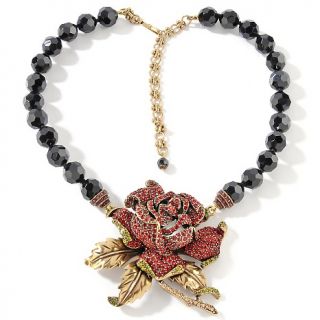 Jewelry Necklaces Drop Heidi Daus Rose Elegance Crystal