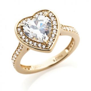 53ct Absolute™ Classics Heart Shaped and Pavé Frame Ring