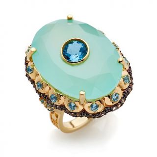 Jewelry Rings Gemstone Treasures of India Chalcedony and