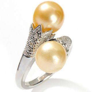 Jewelry Rings Gemstone Imperial Pearls Cultured Pearl and Diamond