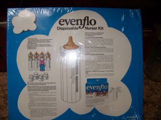 Vintage 1976 Evenflo Playtex Baby Bottle Kit in Box New