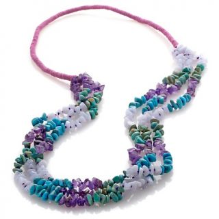 Jewelry Necklaces Beaded Sally C Treasures Purple/Green/Blue