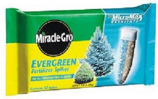  Miracle Gro 1002651 12 packs Evergreen Acid Loving Fertilizer Spikes