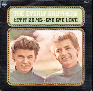Everly Brothers Let It Be Me Spain Import 45 With Picture Sleeve