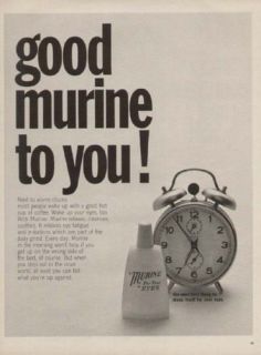 1967 Murine Eye Drops Vintage Ad