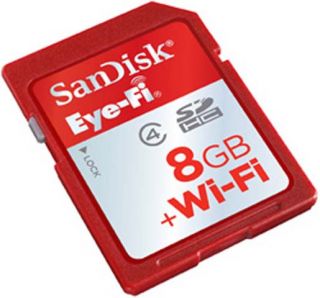 SanDisk Eye Fi 8GB Wi Fi SDHC Card Wireless Memory Card Class 4
