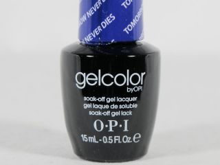 OPI Nail Gel GelColor Tomorrow Never Dies D28 Skyfall Holiday 2012