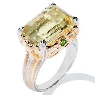 Jewelry Rings Gemstone Victoria Wieck Bi Color Lime White Quartz
