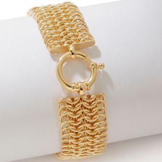 Technibond® Diamond Cut Woven Link Bracelet