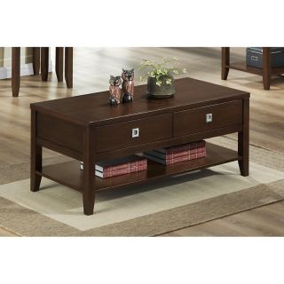 House Beautiful Marketplace New Jersey Brown Wood Modern Coffee Table