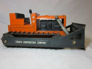 Vintage Structo Bulldozer Toy Tractor with Tracks