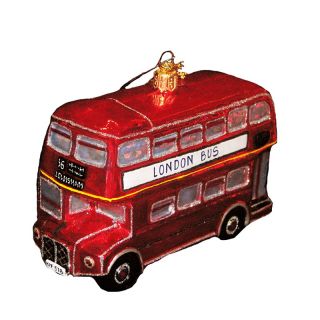 Kurt Adler Polonaise London Bus Christmas Ornament