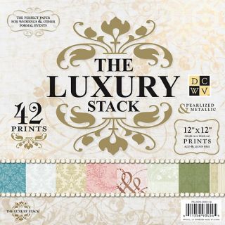 103 7918 scrapbooking die cuts with a view luxury paper stack 12 x 12