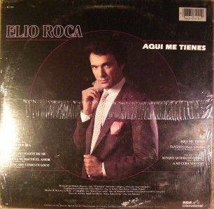 Elio Roca Aqui Me Tienes 1985 RCA Intl IL7 7419 SEALED