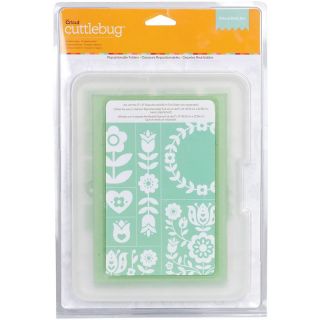 113 4808 provo craft cuttlebug repositionable embossing plates floral