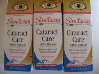 Similasan Cataract Care Eye Drops 10 ml 2 Bottles Total