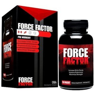FORCE FACTOR Nitric Oxide Booster 120ct Pre Workout Nitrix Oxide