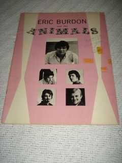  Eric Burdon and The Animals Booklet