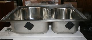 Elkay Elumina Collection ECG3322R0 Stainless Steel Double Bowl Kitchen