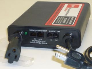 Ikon ESP Power Line Filter D5133NT RJ45 RJ11 120V 15A