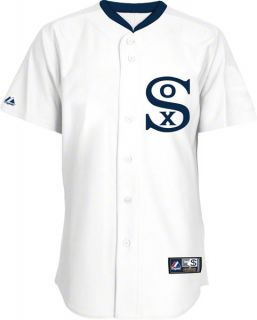 Chicago White Sox Cooperstown Old School White Replica Jersey Mens