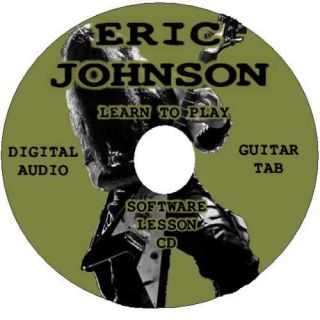 Eric Johnson Guitar Tab Lesson Software CD 22 Songs