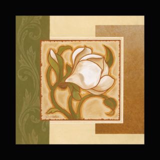 Golden Magnolia I Art Framed Print Gloria Eriksen