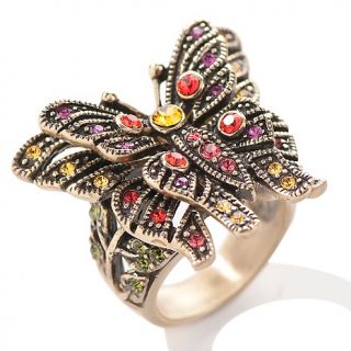 128 653 heidi daus madame butterfly crystal accented ring note