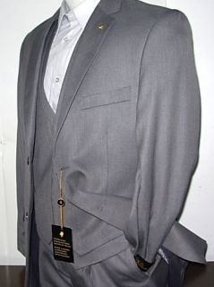 New Arrival Falcone Gray Three Piece Mens Suit Suits
