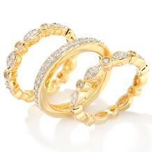 victoria wieck absolute 3pc eternity band ring set $ 129 95
