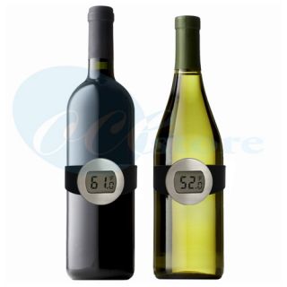 Fahrenheit Degree Digital Wine Bottle Thermometer New